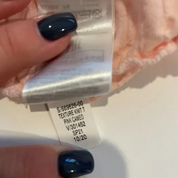 Gap Baby Textured Knit Tunic Shirt Pink 3-6 Months - Picture 7 of 8